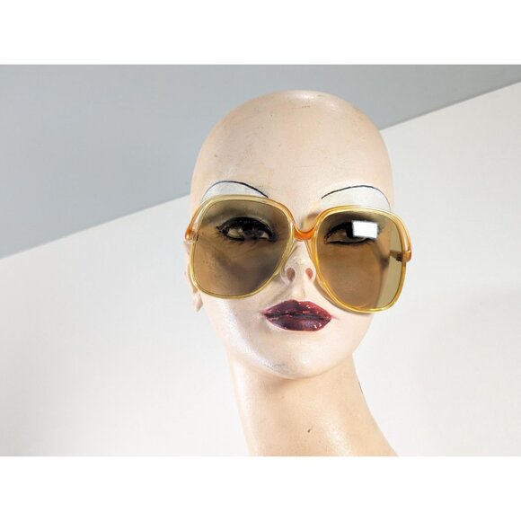 Vintage 1970s French eyeglasses, France 1356 large sunglasses with vinyl case - Picture 11 of 15